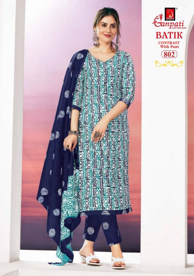 Batik Vol 8 By Ganpati Heavy Cotton Readymade Dress Wholesale Clothing Suppliers In India